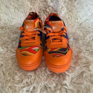 Reebok Work Plus "Mandarin Orange"  Youth/Men Size 4 1/2